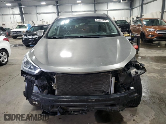 2017 Hyundai Santa Fe 2.4L z VIN 5XYZTDLB4HG440926, wystawiony jako Copart lot #54993155 z przebiegiem 171 724 mil mil oraz Szkoda całkowita • Salvage title. Historia ofert i sprzedaży dostępna na DreamBid. Obrazek 5.