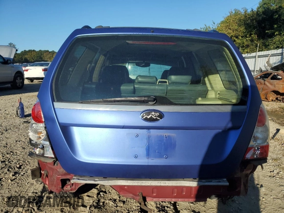 2006 Subaru Forester 2.5 X w/Premium Pkg with VIN JF1SG65626G720054, listed as a Copart auction lot 76304404 with 122,577 mi miles and Salvage Title. Bid and sale history available at carsss.com. Image 6.