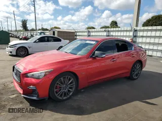 2018 Infiniti Q50 Red Sport 400 с VIN JN1FV7AP8JM460858, выставлен на аукционе Copart как лот 44380875 с пробегом 108 669 миль миль и Списание • Salvage title. История ставок и продаж доступна на DreamBid. Изображение 1.