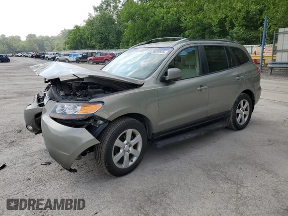 2007 Hyundai Santa Fe SE z VIN 5NMSH13EX7H095448, wystawiony jako Copart lot #58595565 z przebiegiem 96 939 mil mil oraz Szkoda całkowita • Salvage title. Historia ofert i sprzedaży dostępna na DreamBid. Obrazek 1.