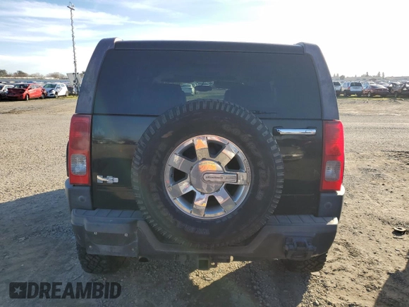 2007 Hummer H3 SUV with VIN 5GTDN13E178186684, listed as a Copart auction lot 86557584 with 294,784 mi miles and Salvage Title. Bid and sale history available at DreamBid. Image 6.