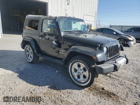 2015 Jeep Wrangler Sahara with VIN 1C4AJWBG5FL733795, listed as a Copart auction lot 61998255 with 86,655 mi miles and Salvage title. Bid and sale history available at DreamBid. Image 4.