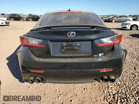 2016 Lexus RC F with VIN JTHHP5BC1G5005755, listed as a Copart auction lot 79686404 with 58,085 mi miles and Salvage Title. Bid and sale history available at carsss.com. Image 6.