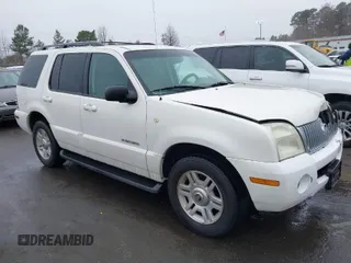 2002 Mercury Mountaineer Convenience z VIN 4M2ZU86W12ZJ35003, wystawiony jako IAAI lot #41193635 z przebiegiem 168 601 mil mil oraz . Historia ofert i sprzedaży dostępna na DreamBid. Obrazek 1.