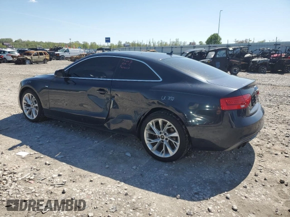 2016 Audi A5 Premium Plus with VIN WAUM2AFRXGA012620, listed as a Copart auction lot 53327735 with 138,216 mi miles and Salvage title. Bid and sale history available at DreamBid. Image 2.