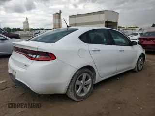 2015 Dodge Dart SXT with VIN 1C3CDFBB2FD306593, listed as a Copart auction lot 58909445 with 131,018 mi miles and Salvage title. Bid and sale history available at DreamBid. Image 3.