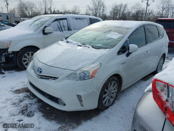 2013 Toyota Prius v Two with VIN JTDZN3EU3D3198731, listed as a IAAI auction lot 41597017 with 290,680 mi miles. Bid and sale history available at carsss.com. Image 18.