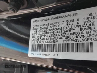 2020 Acura TLX z VIN 19UUB1F32LA002657, wystawiony jako IAAI lot #41820420 z przebiegiem 47 829 mil mil oraz . Historia ofert i sprzedaży dostępna na DreamBid. Obrazek 9.