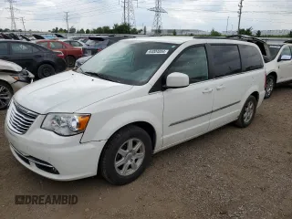 2012 Chrysler Town & Country Touring with VIN 2C4RC1BG4CR375530, listed as a Copart auction lot 64004854 with 162,035 mi miles and Salvage Title. Bid and sale history available at DreamBid. Image 1.