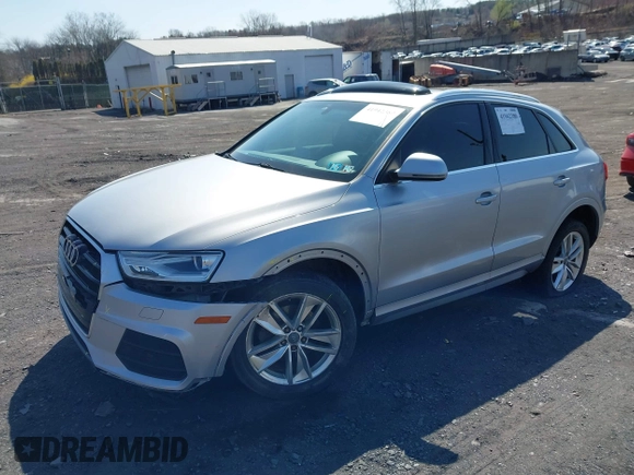 2016 Audi Q3 Premium Plus with VIN WA1EFCFS1GR016996, listed as a IAAI auction lot 41942380 with 90,852 mi miles and . Bid and sale history available at DreamBid. Image 17.