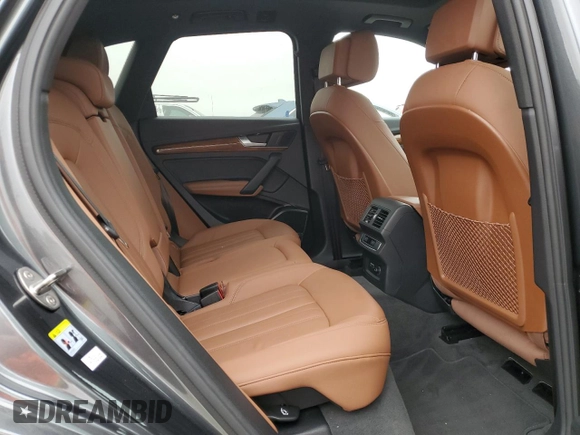 2022 Audi Q5 S line Premium Plus with VIN WA1EAAFY2N2077996, listed as a Copart auction lot 59636295 with 41,587 mi miles and Salvage title. Bid and sale history available at DreamBid. Image 11.