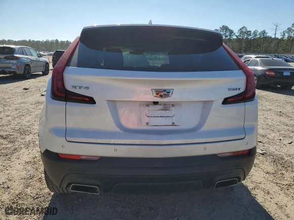 2023 Cadillac XT4 FWD Luxury with VIN 1GYAZAR43PF122536, listed as a Copart auction lot 88353525 with 67,775 mi miles and Salvage Title. Bid and sale history available at carsss.com. Image 6.