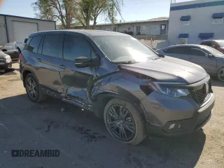 2021 Honda Passport EX-L z VIN 5FNYF8H56MB032247, wystawiony jako Copart lot #54862895 z przebiegiem 64 941 mil mil oraz Szkoda całkowita • Salvage title. Historia ofert i sprzedaży dostępna na DreamBid. Obrazek 4.