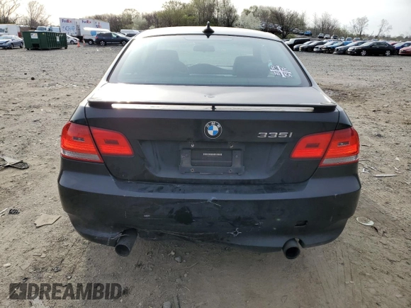 2009 BMW 3 Series 335i xDrive with VIN WBAWC73549E063570, listed as a Copart auction lot 48455575 with 127,726 mi miles and Salvage Title. Bid and sale history available at carsss.com. Image 6.