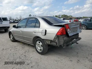 2005 Honda Civic with VIN JHMES96625S000589, listed as a Copart auction lot 44033985 with 161,944 mi miles and Salvage Title. Bid and sale history available at DreamBid. Image 2.