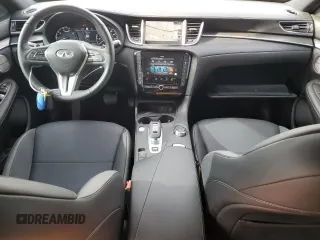 2025 Infiniti QX55 Essential with VIN 3PCAJ5KRXSF100301, listed as a Copart auction lot 54880725 with 1,425 mi miles and Salvage Title. Bid and sale history available at DreamBid. Image 8.