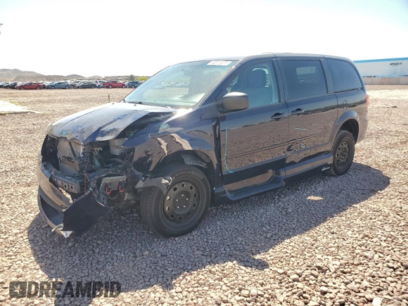 2015 Dodge Grand Caravan SE with VIN 2C4RDGBG2FR606297, listed as a Copart auction lot 53870875 with 35,676 mi miles and Salvage Title. Bid and sale history available at DreamBid. Image 1.