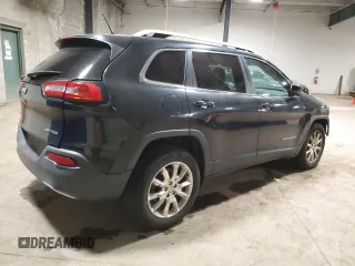 2015 Jeep Cherokee Limited with VIN 1C4PJMDB1FW785164, listed as a Copart auction lot 53127655 with 122,689 mi miles and Salvage Title. Bid and sale history available at carsss.com. Image 3.