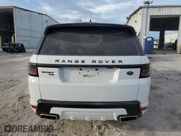 2022 Land Rover Range Rover Sport HST with VIN SALWS2RUXNA234887, listed as a Copart auction lot 76904394 with 0 mi miles and Non Repairable. Bid and sale history available at carsss.com. Image 6.