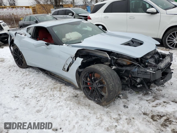 2019 Chevrolet Corvette Grand Sport 1LT с VIN 1G1YW2D71K5112647, выставлен на аукционе Copart как лот 45183765 с пробегом 22 769 миль миль и Списание • Salvage title. История ставок и продаж доступна на DreamBid. Изображение 4.
