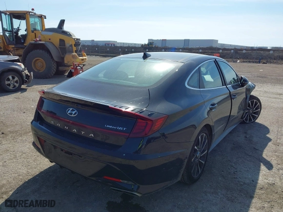 2023 Hyundai Sonata Limited with VIN KMHL34J20PA272303, listed as a IAAI auction lot 41535982 with 12,254 mi miles. Bid and sale history available at carsss.com. Image 4.
