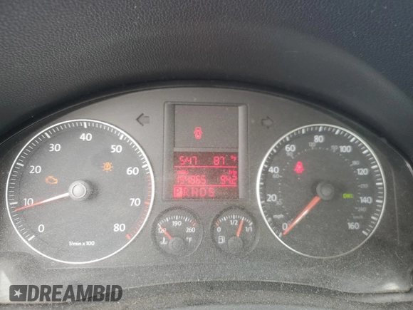 2008 Volkswagen Jetta Sedan S with VIN 3VWJM71K78M062602, listed as a Copart auction lot 51119845 with 194,865 mi miles and Salvage Title. Bid and sale history available at carsss.com. Image 9.