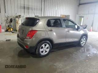 2020 Chevrolet Trax LS with VIN KL7CJKSB7LB334634, listed as a Copart auction lot 47757925 with 0 mi miles and Salvage Title. Bid and sale history available at carsss.com. Image 3.