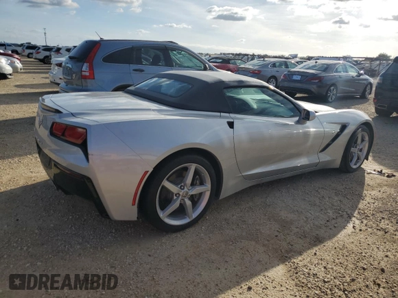2014 Chevrolet Corvette 1LT with VIN 1G1YB3D74E5113913, listed as a Copart auction lot 73923544 with 0 mi miles and Salvage Title. Bid and sale history available at carsss.com. Image 3.