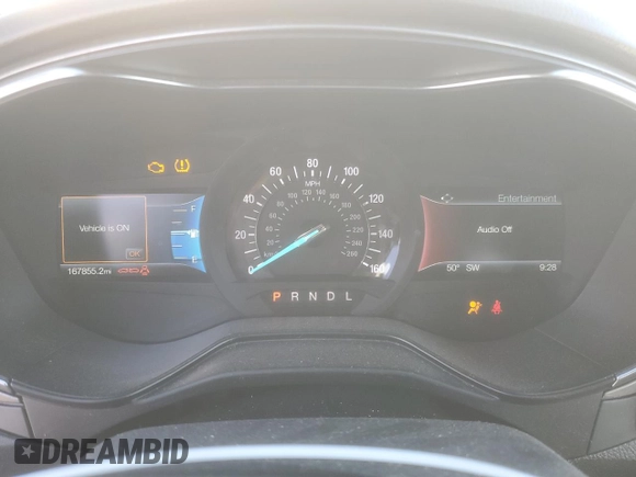 2020 Ford Fusion SE with VIN 3FA6P0H7XLR153938, listed as a Copart auction lot 89299725 with 167,855 mi miles and Salvage Title. Bid and sale history available at carsss.com. Image 9.
