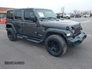 2021 Jeep Wrangler Unlimited Willys with VIN 1C4HJXDM4MW825094, listed as a IAAI auction lot 41515794 with 41,653 mi miles and . Bid and sale history available at DreamBid. Image 1.