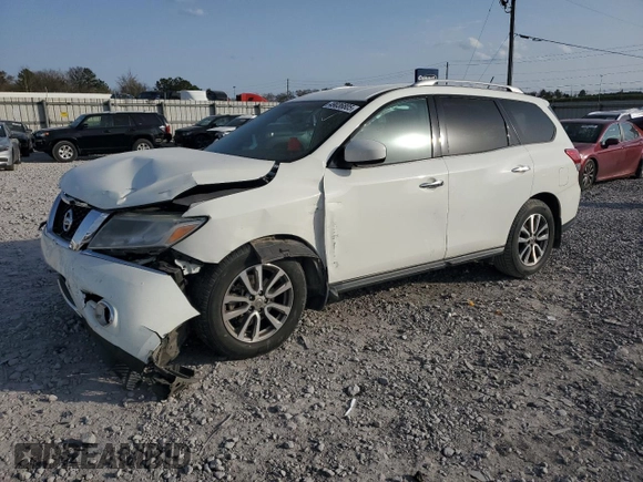 2016 Nissan Pathfinder SV with VIN 5N1AR2MN6GC645865, listed as a Copart auction lot 49036805 with 120,170 mi miles and Salvage Title. Bid and sale history available at carsss.com. Image 1.