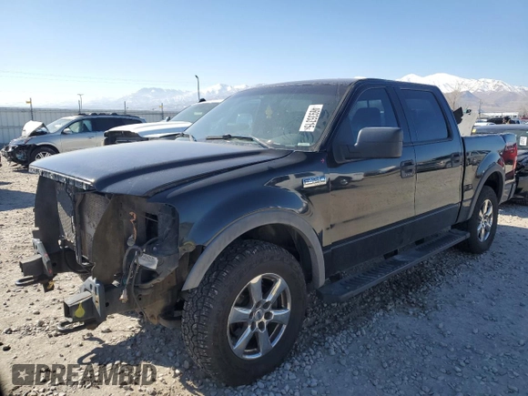2004 Ford F-150 XLT with VIN 1FTPW14584KA53242, listed as a Copart auction lot 46935315 with 281,610 mi miles and Salvage Title. Bid and sale history available at carsss.com. Image 1.