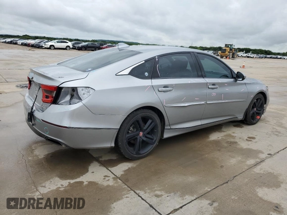 2019 Honda Accord Sport with VIN 1HGCV2E30KA033074, listed as a Copart auction lot 59763995 with 130,434 mi miles and Salvage title. Bid and sale history available at DreamBid. Image 3.