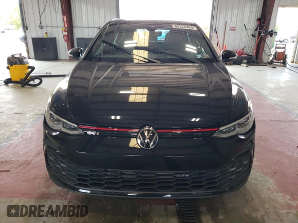 2024 Volkswagen Golf GTI S with VIN WVWGA7CD3RW128276, listed as a Copart auction lot 65328484 with 8,344 mi miles and Salvage Title. Bid and sale history available at carsss.com. Image 5.