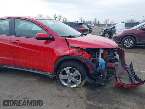 2016 Honda HR-V LX with VIN 3CZRU6H3XGM739696, listed as a IAAI auction lot 41698167 with 31,886 mi miles. Bid and sale history available at carsss.com. Image 17.