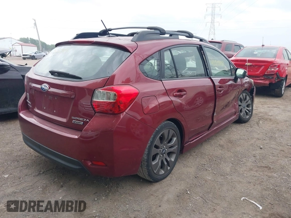 2015 Subaru Impreza Special Sports Limited with VIN JF1GPAW62F8205993, listed as a IAAI auction lot 42505489 with 110,774 mi miles and . Bid and sale history available at DreamBid. Image 4.