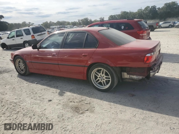 2001 BMW 7 Series 740iA with VIN WBAGG834X1DN83336, listed as a Copart auction lot 80878274 with 225,466 mi miles and Non Repairable. Bid and sale history available at carsss.com. Image 2.