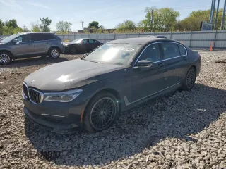 2019 BMW 7 Series with VIN WBA7F2C13KB242430, listed as a Copart auction lot 55525835 with 58,559 mi miles and Salvage title. Bid and sale history available at DreamBid. Image 1.