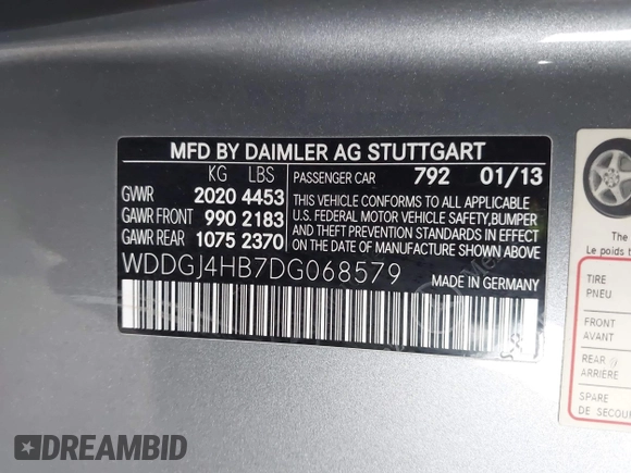 2013 Mercedes-Benz C 250 z VIN WDDGJ4HB7DG068579, wystawiony jako IAAI lot #42179847 z przebiegiem 117 575 mil mil oraz . Historia ofert i sprzedaży dostępna na DreamBid. Obrazek 9.