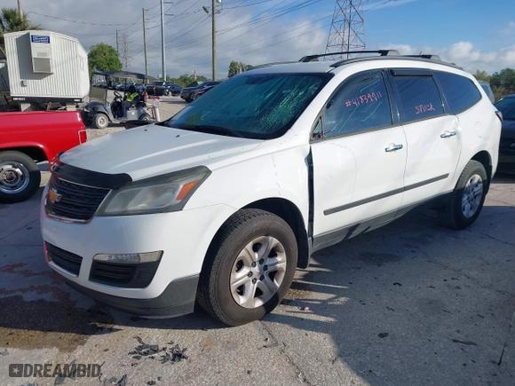2016 Chevrolet Traverse LS with VIN 1GNKRFED1GJ140888, listed as a IAAI auction lot 41839911 with 135,709 mi miles. Bid and sale history available at carsss.com. Image 17.