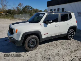 2022 Jeep Renegade Trailhawk with VIN ZACNJDC15NPN81377, listed as a Copart auction lot 76677514 with 55,656 mi miles and Clean Title. Bid and sale history available at DreamBid. Image 1.