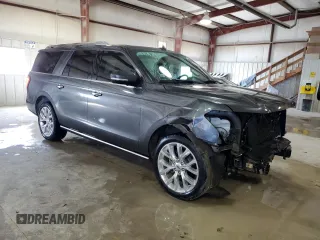 2019 Ford Expedition Max Limited with VIN 1FMJK1KT5KEA05871, listed as a Copart auction lot 79433854 with 127,767 mi miles and Salvage title. Bid and sale history available at DreamBid. Image 4.