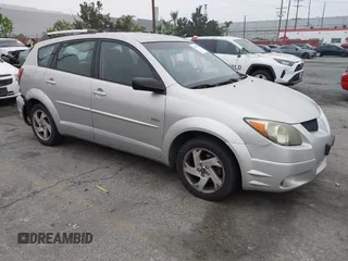 2003 Pontiac Vibe with VIN 5Y2SL62833Z438839, listed as a IAAI auction lot 41977690 with 234,670 mi miles. Bid and sale history available at carsss.com. Image 1.