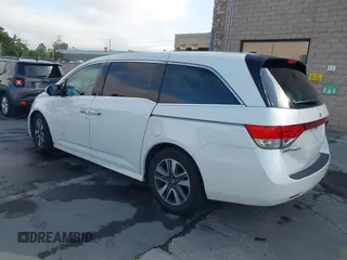 2015 Honda Odyssey Touring Elite with VIN 5FNRL5H9XFB102222, listed as a IAAI auction lot 42485059 with 123,562 mi miles and . Bid and sale history available at DreamBid. Image 3.