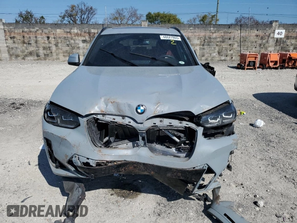2024 BMW X3 xDrive30i with VIN 5UX53DP06R9U94835, listed as a Copart auction lot 48627865 with 0 mi miles and Salvage Title. Bid and sale history available at carsss.com. Image 5.