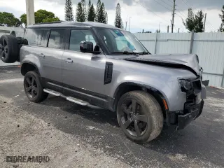 2023 Land Rover Defender X-Dynamic SE with VIN SALE2EEU3P2163192, listed as a Copart auction lot 71943644 with 5,868 mi miles and Salvage Title. Bid and sale history available at carsss.com. Image 4.