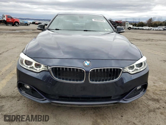 2015 BMW 4 Series 428i with VIN WBA3N3C52FK232570, listed as a Copart auction lot 49392085 with 91,342 mi miles and Salvage Title. Bid and sale history available at DreamBid. Image 5.