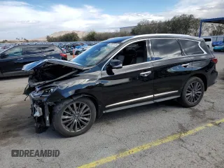 2020 Infiniti QX60 LUXE with VIN 5N1DL0MN8LC526339, listed as a Copart auction lot 47597415 with 101,540 mi miles and Salvage Title. Bid and sale history available at carsss.com. Image 1.