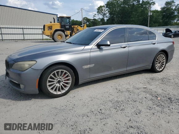 2009 BMW 7 Series 750Li with VIN WBAKB83589CY58639, listed as a Copart auction lot 54968705 with 211,516 mi miles and Clean Title. Bid and sale history available at DreamBid. Image 1.