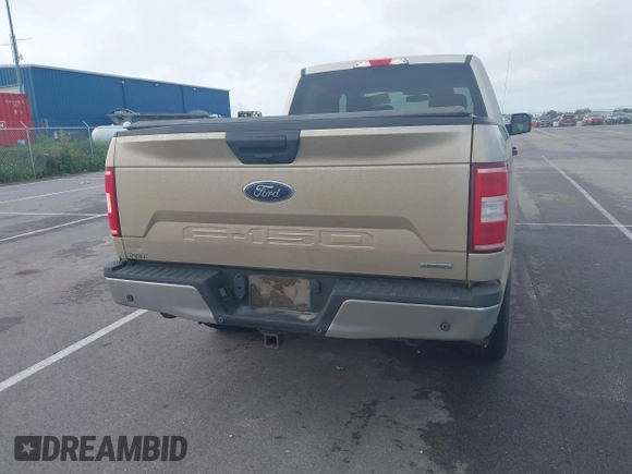 2018 Ford F-150 XL with VIN 1FTFW1EG2JKE19350, listed as a IAAI auction lot 42638640 with 145,595 mi miles and . Bid and sale history available at DreamBid. Image 16.